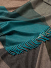 Arran Pyramid Cashmere Throw Dark Teal | Begg x Co