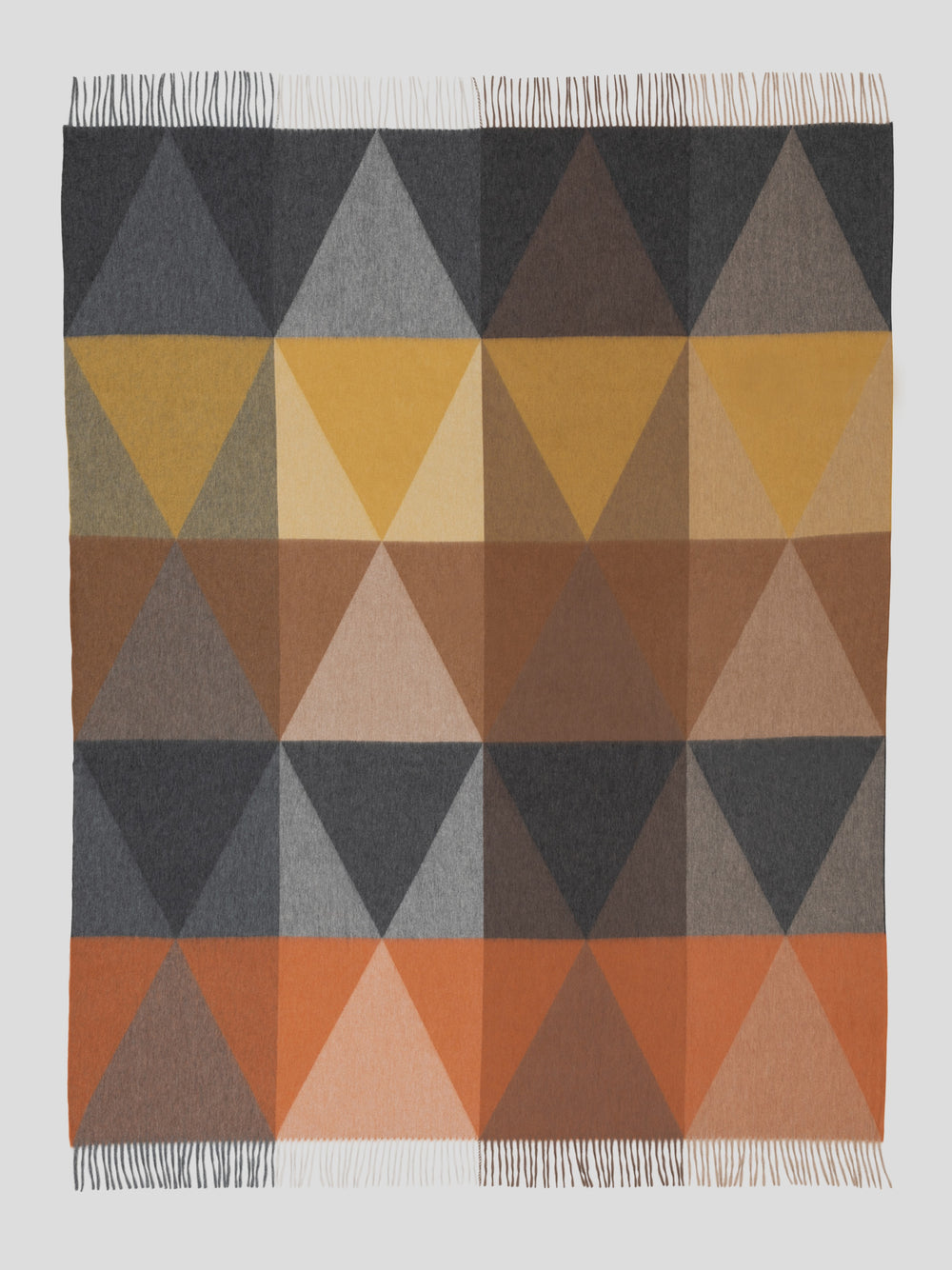 Arran Pyramid Rust Cashmere Throw | Begg x Co
