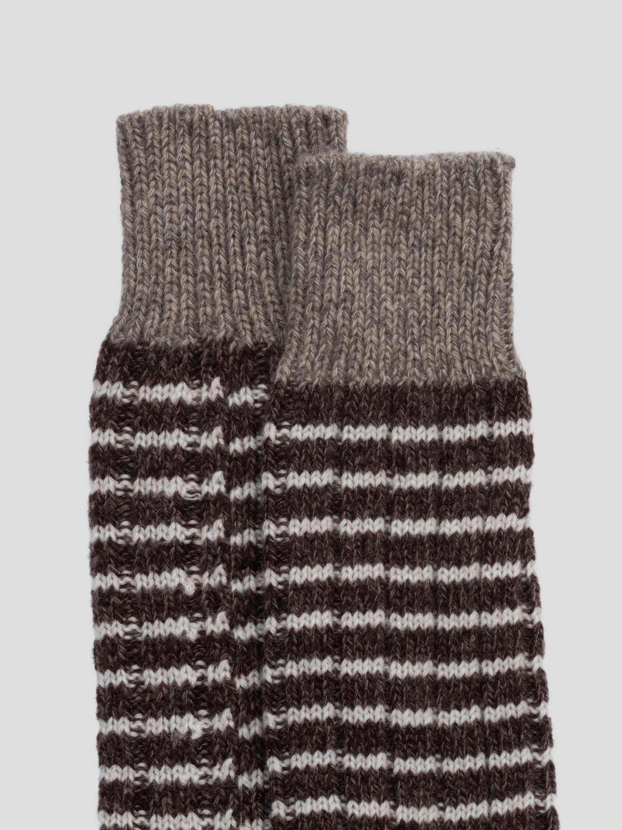 Mens Herder Cashmere Socks Peaty Marl Navy | Begg x Co