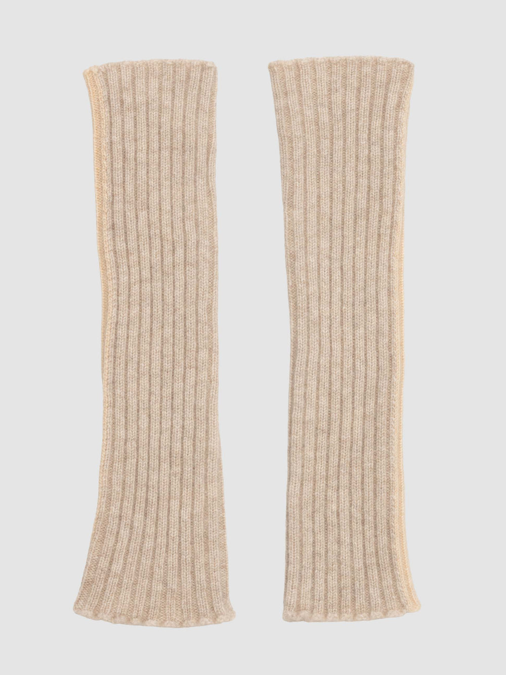 Men's Switch Cashmere Knitted Wrist Warmer Camel Multi | Begg x Co