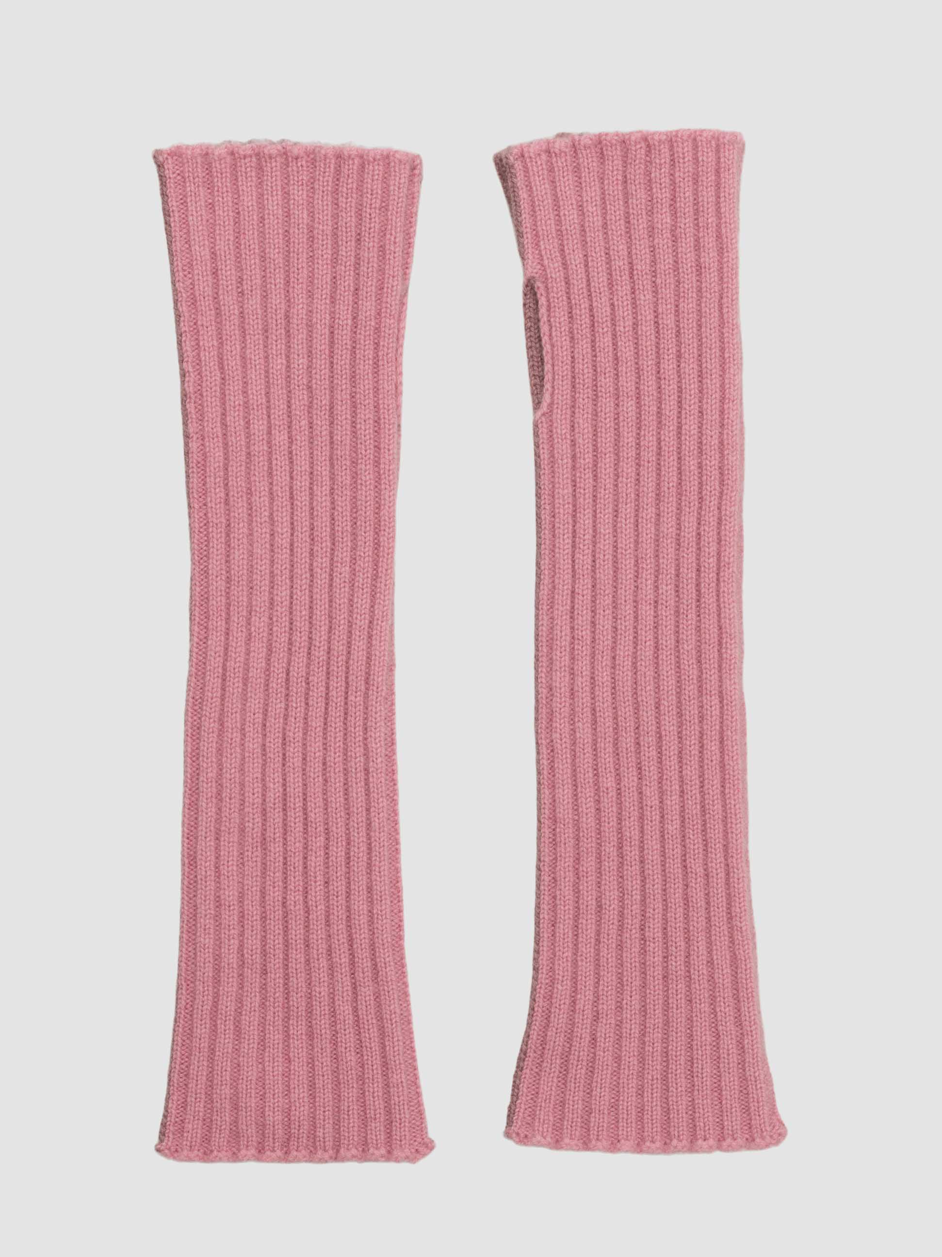 Men's Switch Cashmere Knitted Wrist Warmer Dusky Pink | Begg x Co