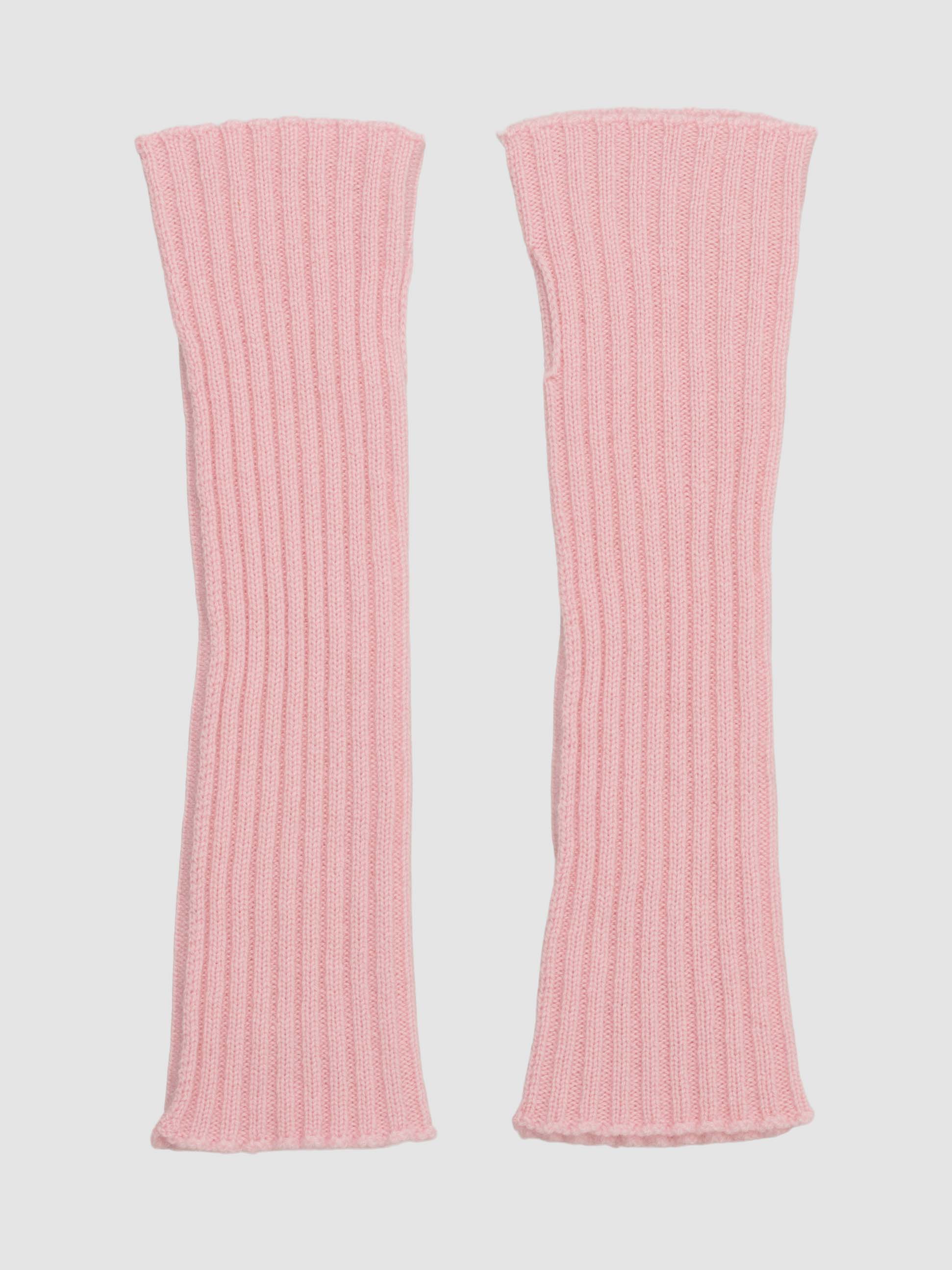 Women's Switch Cashmere Knitted Wrist Warmer Pink | Begg x Co