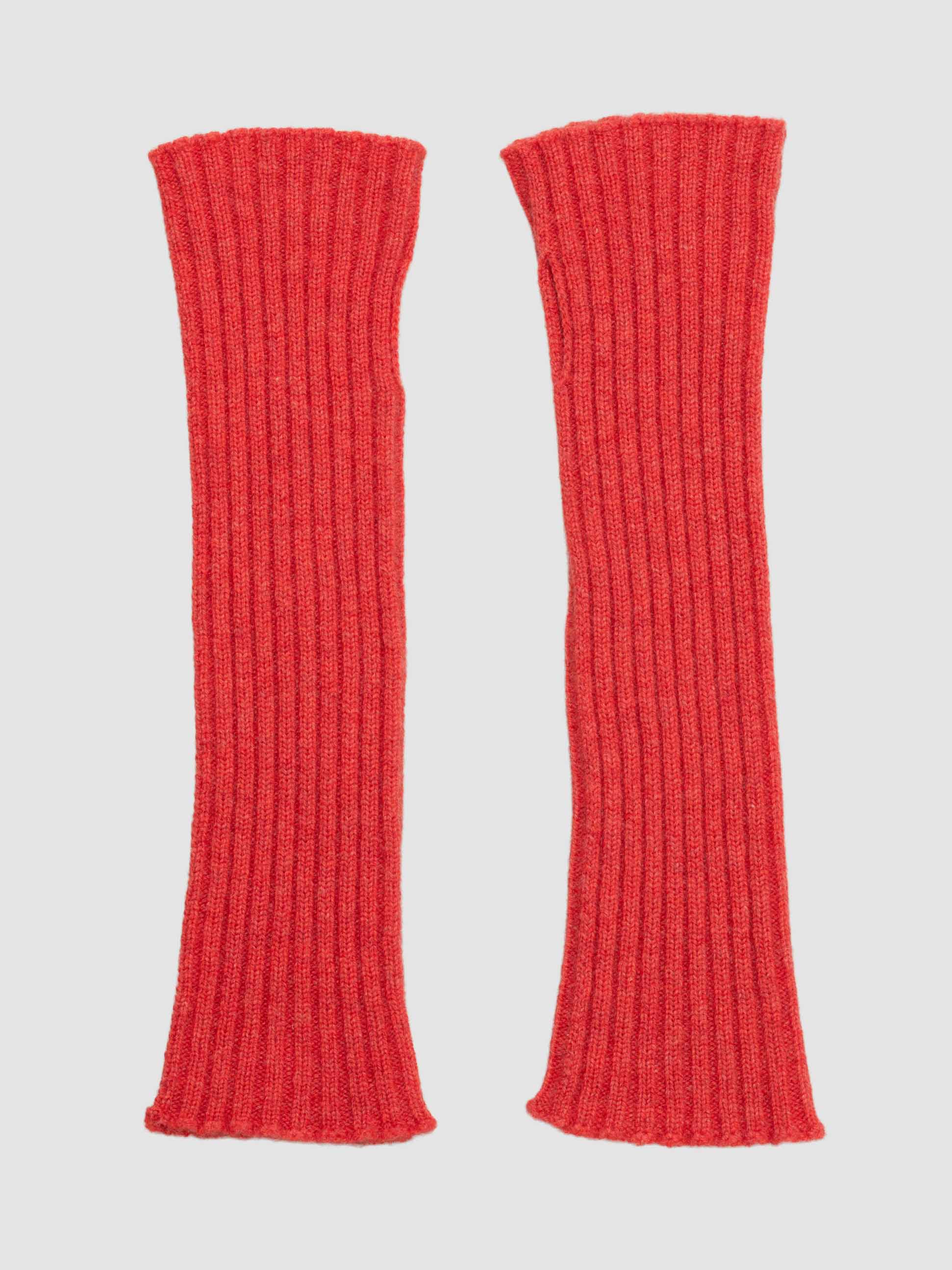 Women's Switch Cashmere Knitted Wrist Warmer Red | Begg x Co
