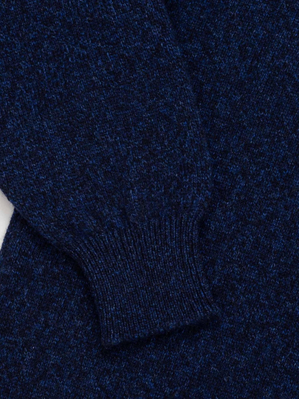 Mens Beach Break Knitted Cashmere Sweater Indigo Marl Begg X Co mens-beach-break-knitted-cashmere-sweater-indigo-marl-begg-x-co