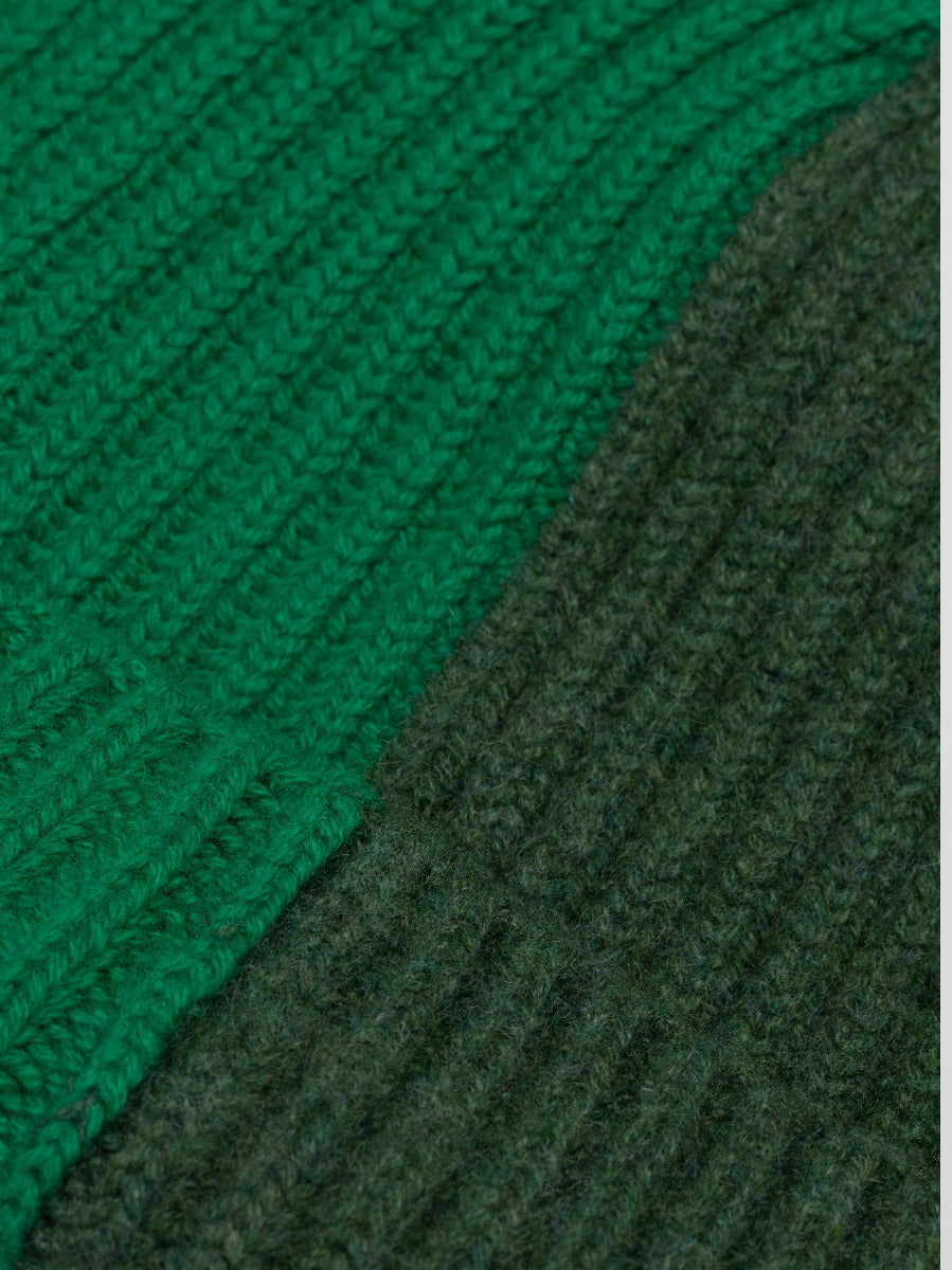 Cashmere Bi-colour Beanie by Begg x Co