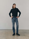 Mens Architect Crew Knitted Cashmere Sweater Black | Begg x Co