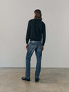 Mens Architect Crew Knitted Cashmere Sweater Black | Begg x Co