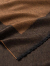 Arran Border Vicuna Brown Cashmere Blanket - Begg x Co