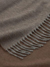 Arran Reversible Cashmere Throw Flannel Mink - Begg x Co