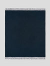 Arran Reversible Cashmere Throw Navy Tartan Green - Begg x Co