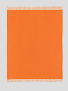 Arran Solid Cashmere Throw Copper Orange - Begg x Co