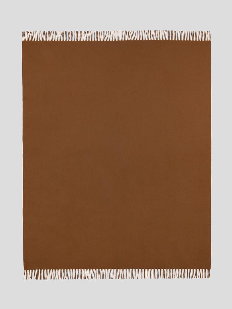 Arran Plain Luxury Cashmere Throw Vicuna - Begg x Co