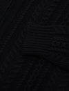Mens Aspen Black Cashmere Knitted Cardigan - Begg x Co