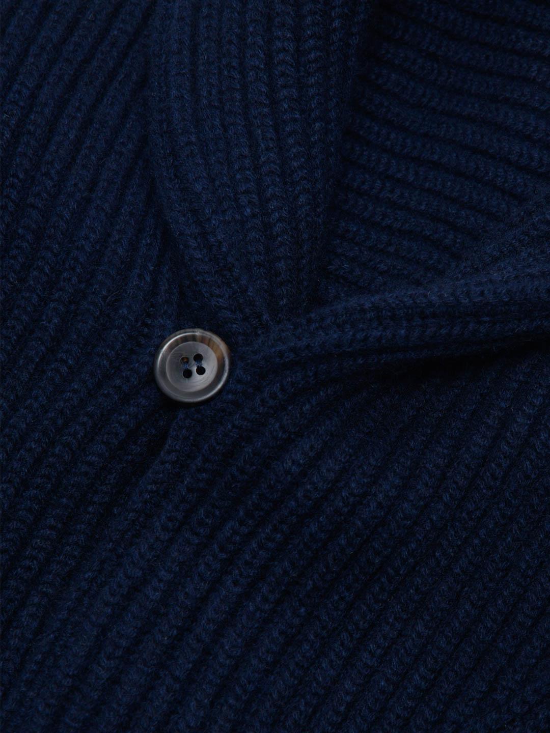 Womens Aspen Cashmere Knitted Cardigan Pacific | Begg x Co