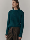 Mens Jagger Cashmere Knitted Sweater Rich Green | Begg x Co