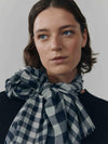 Wispy Darnock Lightweight Cashmere Scarf Navy White | Begg x Co