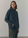 Mens Rockcliffe Cashmere Knitted Hoody Pewter | Begg x Co