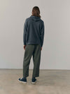 Mens Rockcliffe Cashmere Knitted Hoody Pewter | Begg x Co