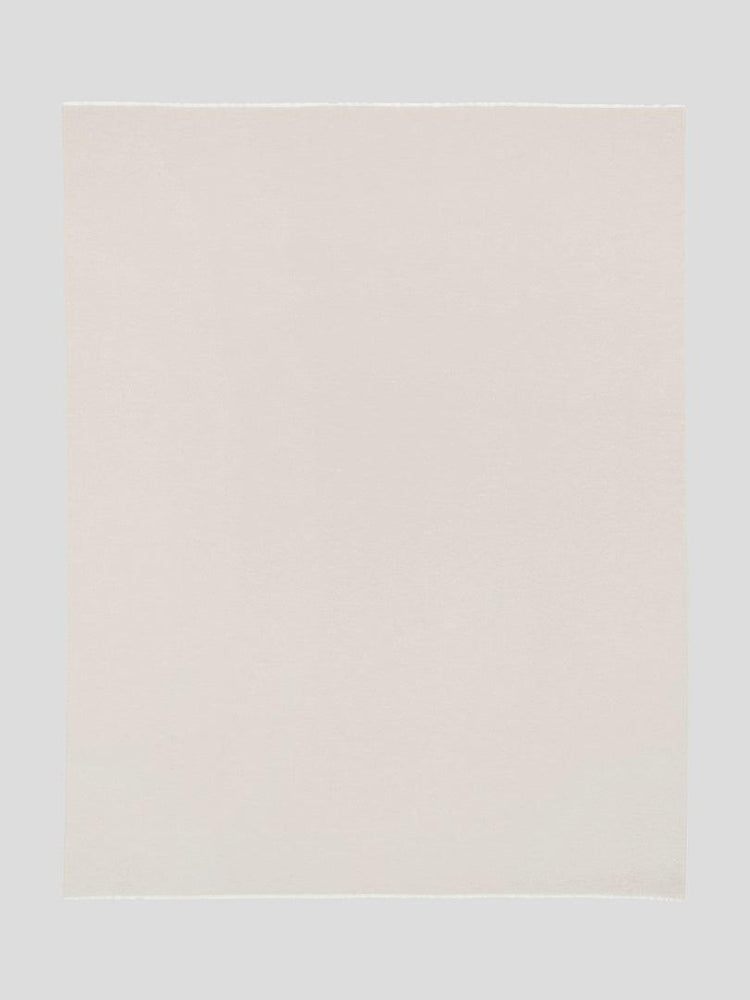 Vale Reversible White Stone Lambswool Cashmere Throw - Begg x Co