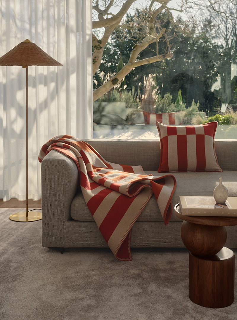 Filt Vicuna Biscuit Lambswool Cashmere Throw - Begg x Co