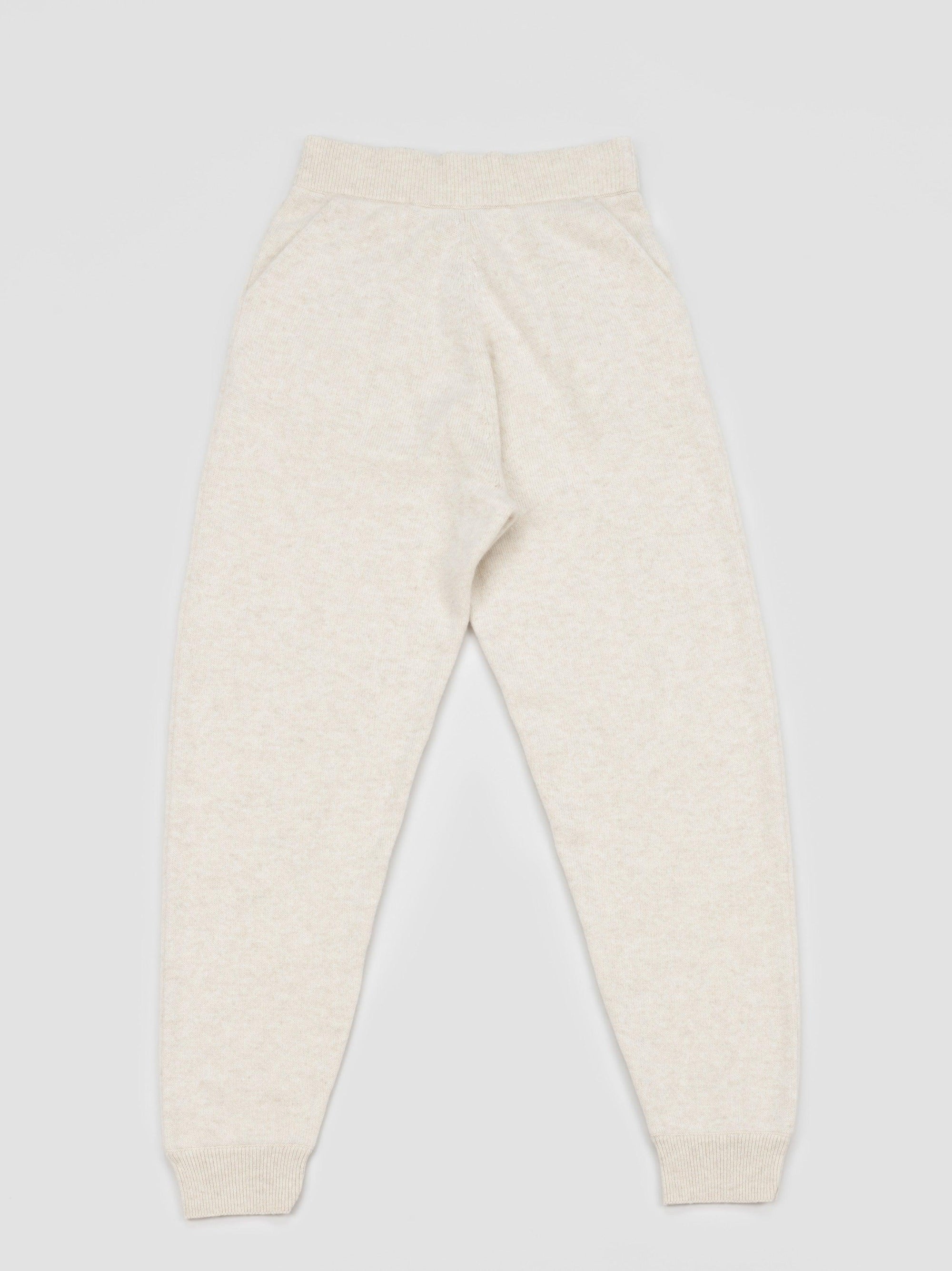 Men's Bare Undyed Cashmere Knitted Lounge Pants by Begg x Co