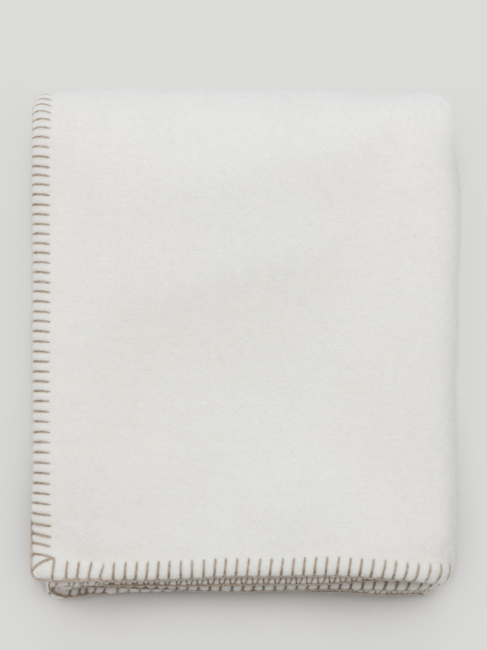 Filt Ecru Natural Lambswool Cashmere Throw | Begg x Co
