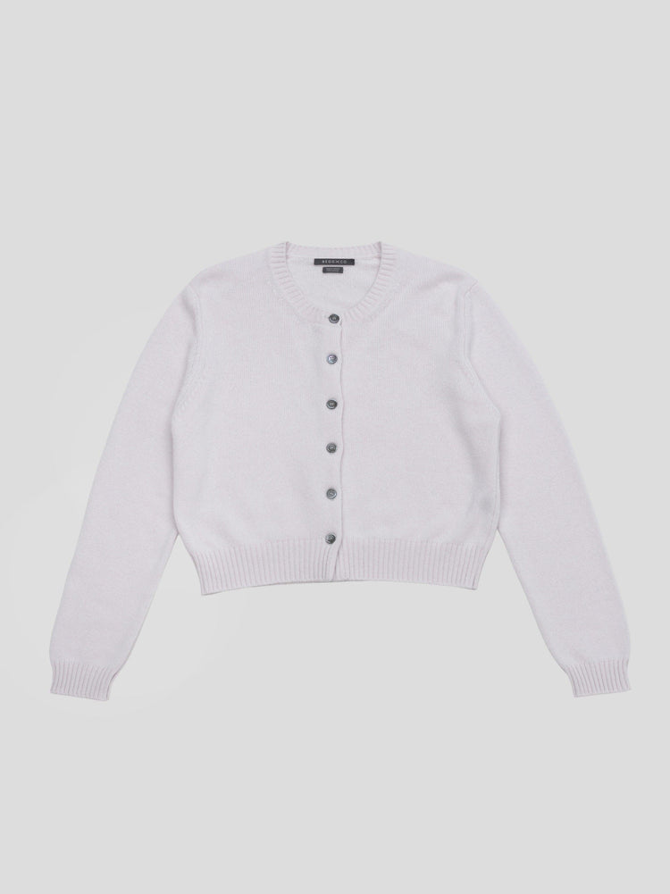 Womens Hepburn Golfer Cashmere Cardigan Glacier | Begg x Co