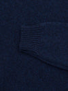 Womens Hepburn Cashmere Knitted Crew in Ink Marl | Begg x Co