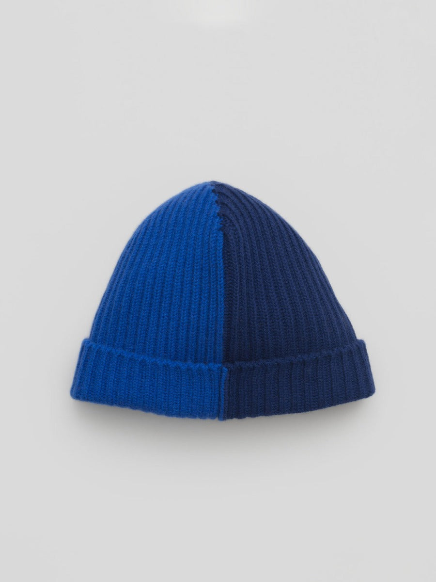 Cashmere Bi-colour Beanie by Begg x Co