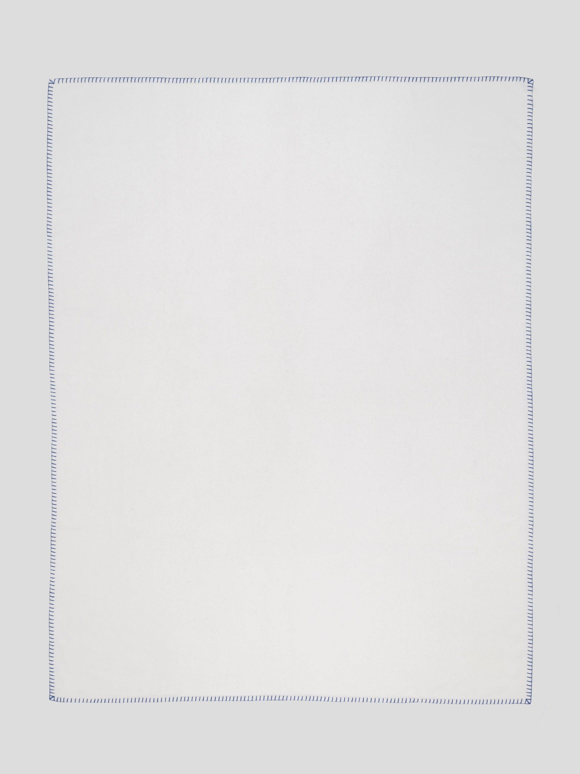 Lewis Cashmere Throw Dark White Sapphire | Begg x Co