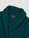 Womens Mini Yacht Cashmere Cardigan Rich Green | Begg x Co