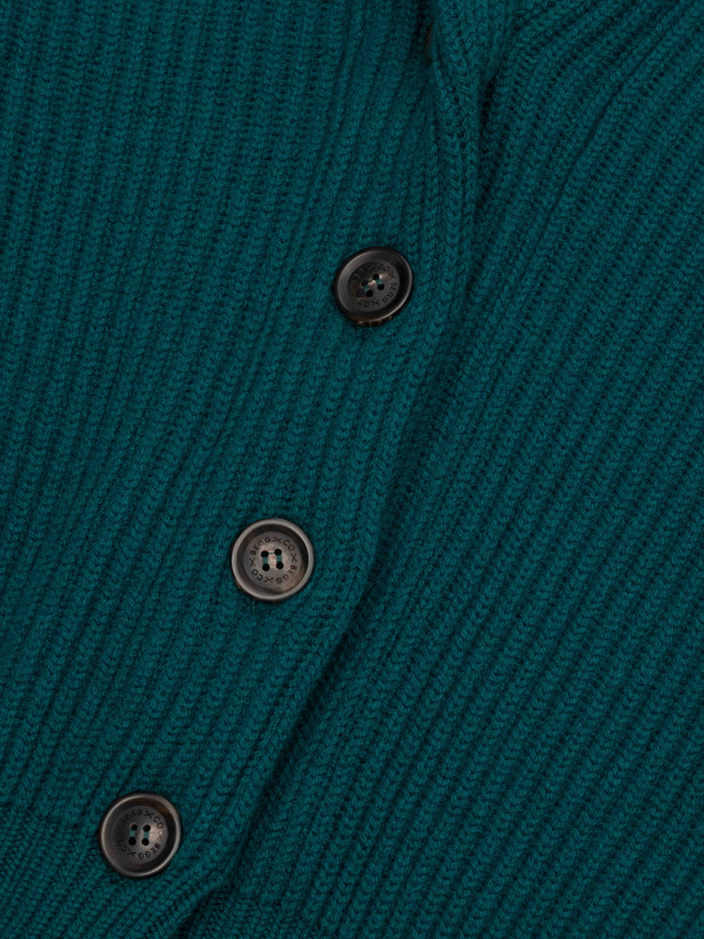 Womens Mini Yacht Cashmere Cardigan Rich Green | Begg x Co