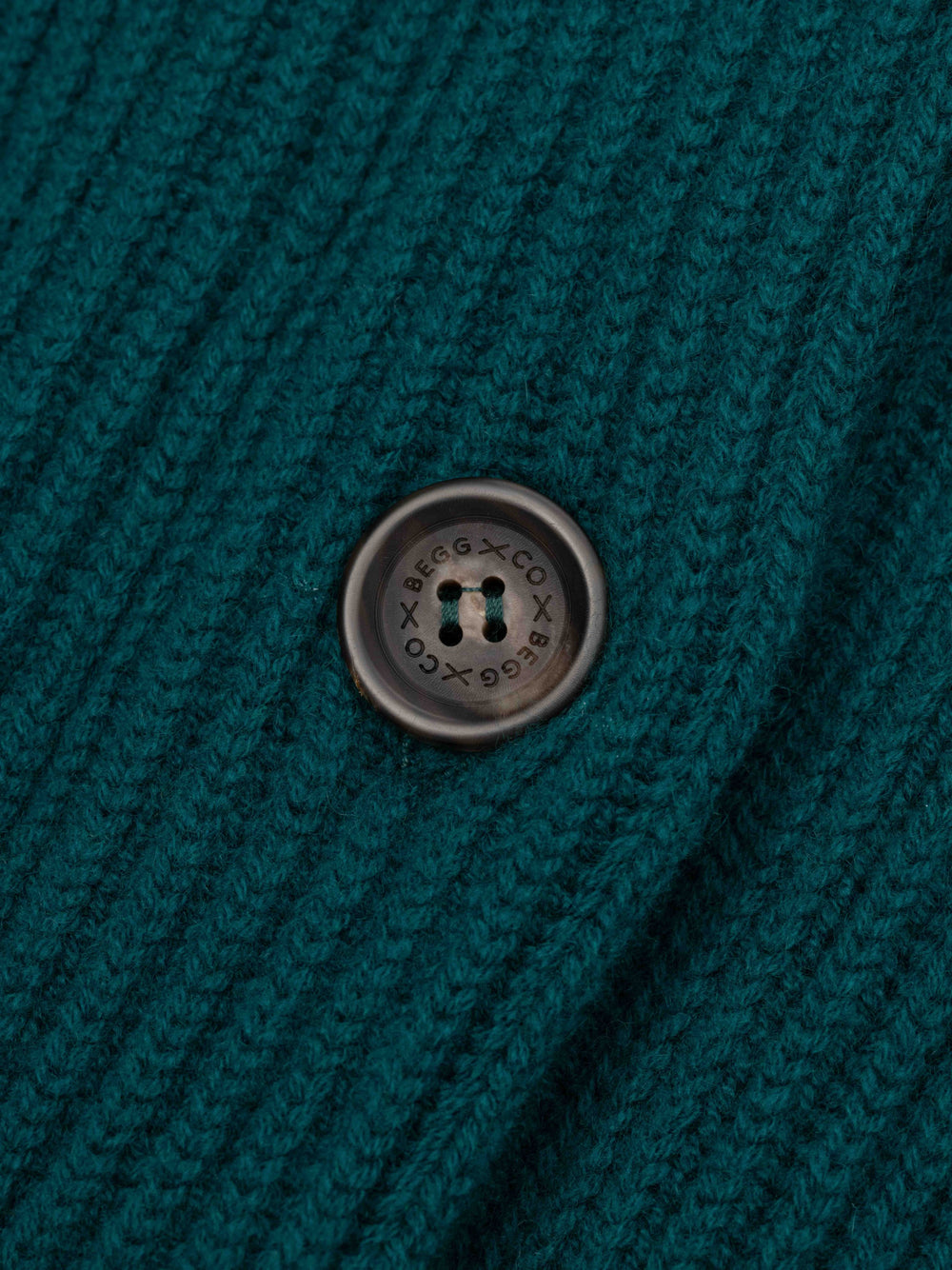 Womens Mini Yacht Cashmere Cardigan Rich Green | Begg x Co