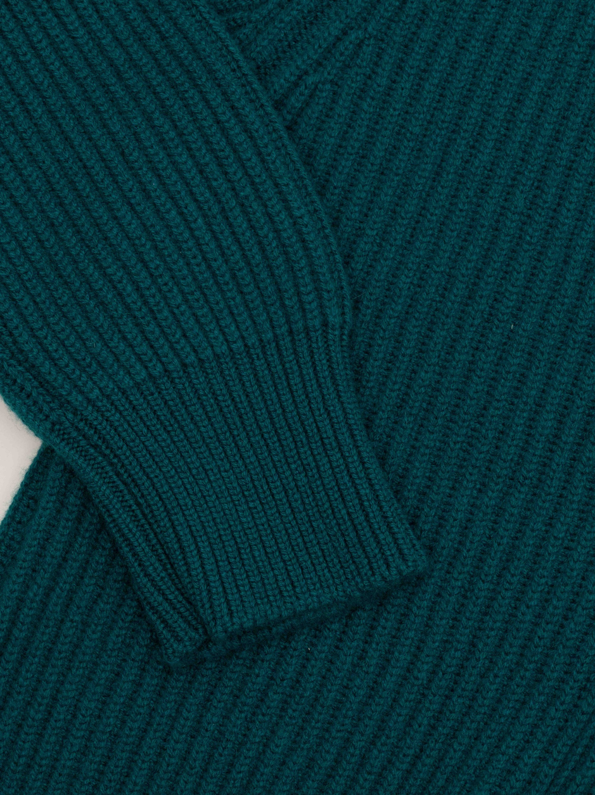 Womens Mini Yacht Cashmere Cardigan Rich Green | Begg x Co