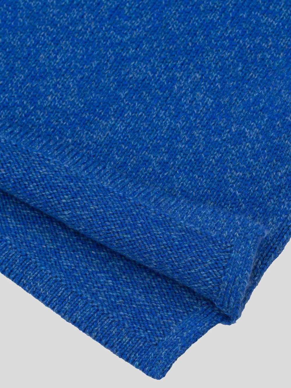Mens Player Shirt Knitted Cashmere Polo Azurite - Begg x Co