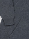Men's Rockcliffe Cashmere Hoody Pewter | Begg x Co