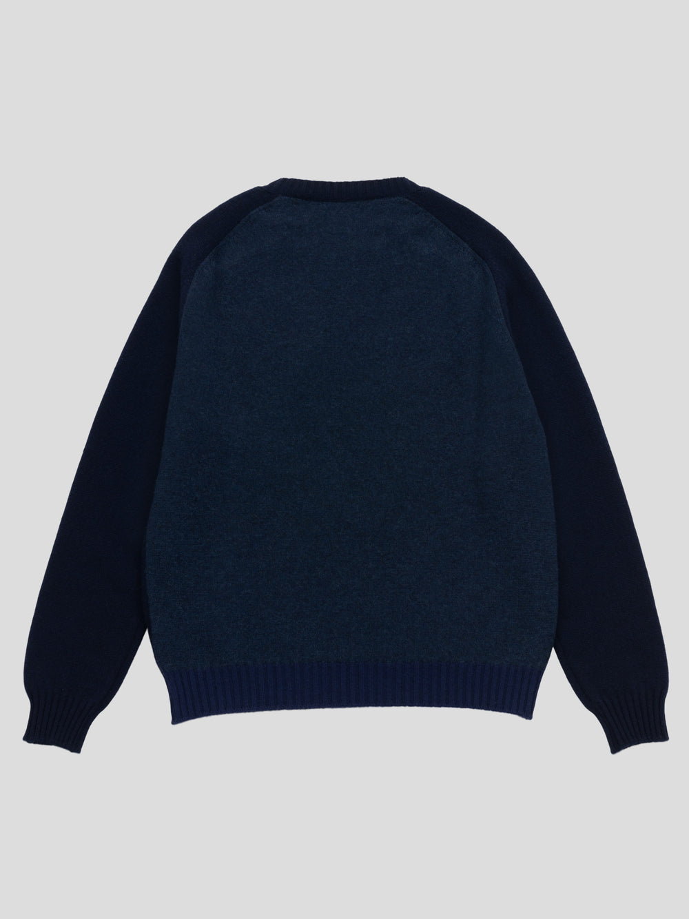 Mens Shadow Cashmere Crewneck Sweater Night Sky | Begg x Co