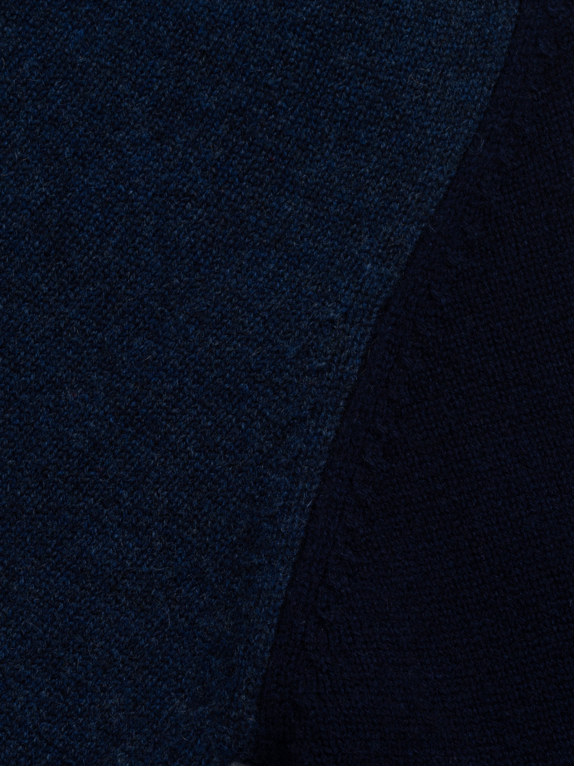 Mens Shadow Cashmere Crewneck Sweater Night Sky | Begg x Co