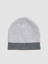 Men's Switch Cashmere Knitted Beanie Feather Grey | Begg x Co
