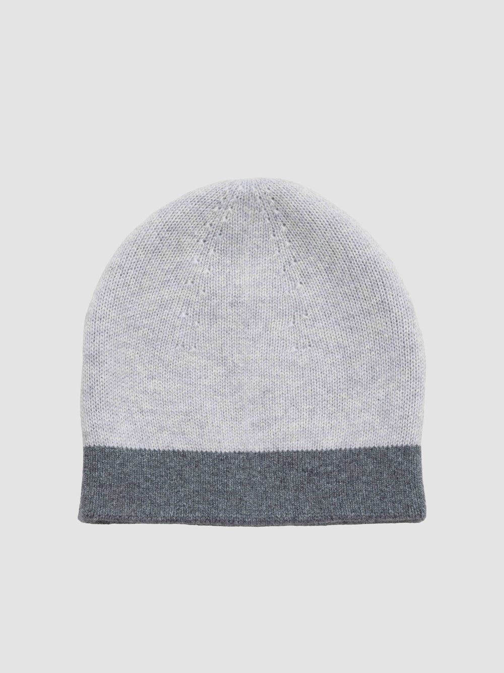 Women's Switch Cashmere Knitted Beanie Feather Grey | Begg x Co