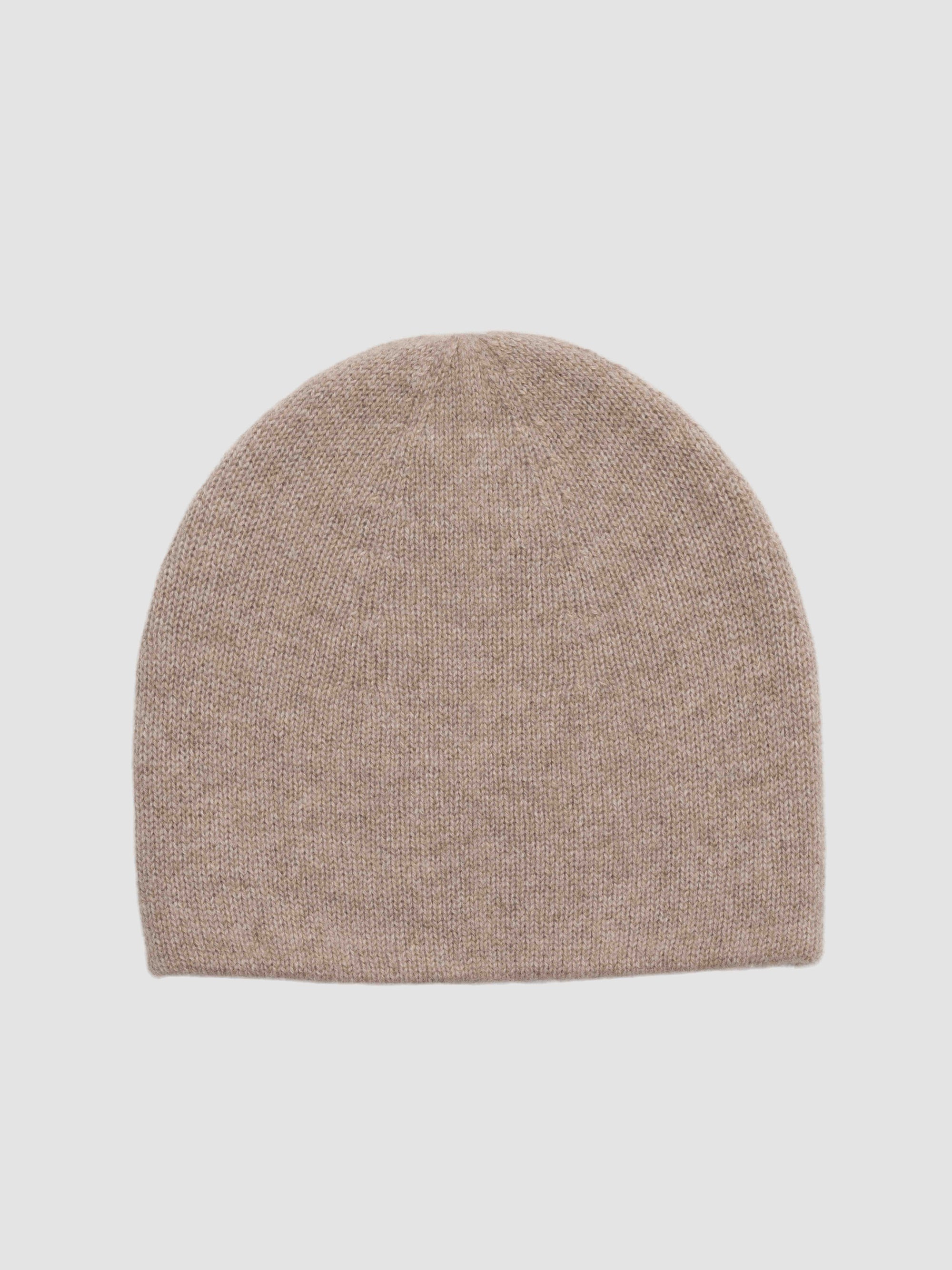 Men's Switch Cashmere Knitted Beanie Nature | Begg x Co