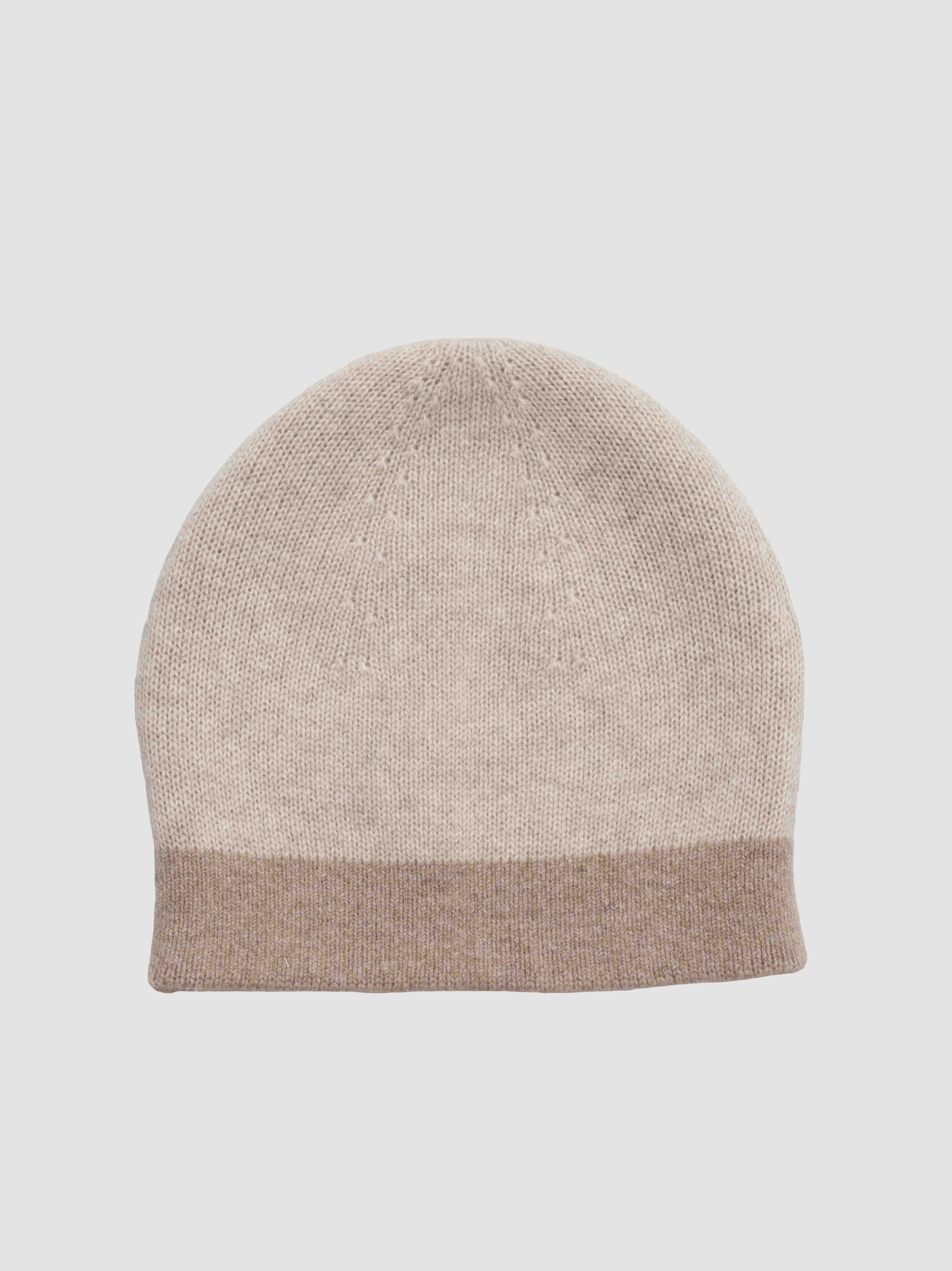 Men's Switch Cashmere Knitted Beanie Nature | Begg x Co