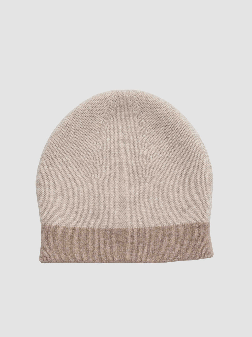Women's Switch Cashmere Knitted Beanie Nature | Begg x Co