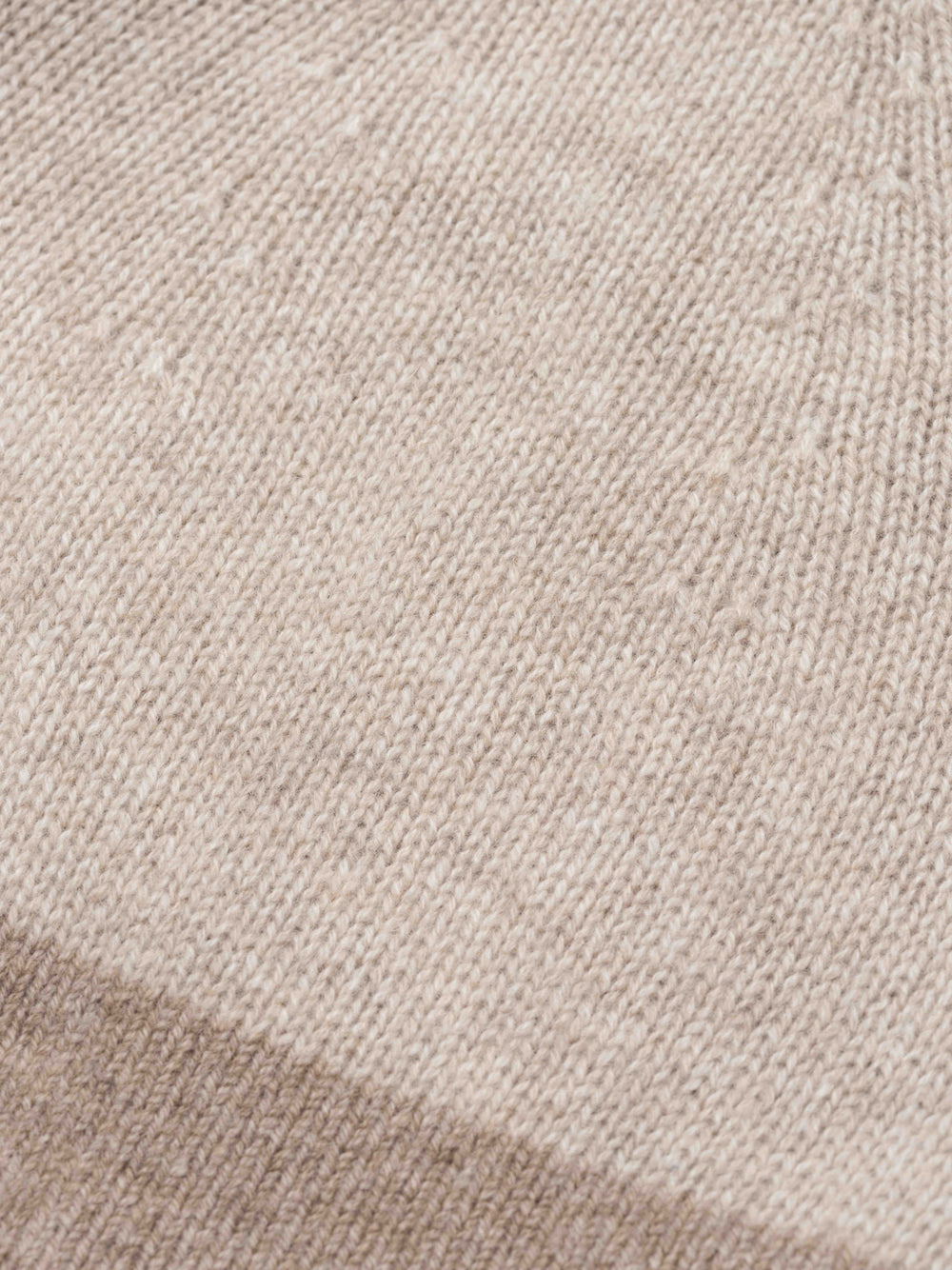 Men's Switch Cashmere Knitted Beanie Nature | Begg x Co