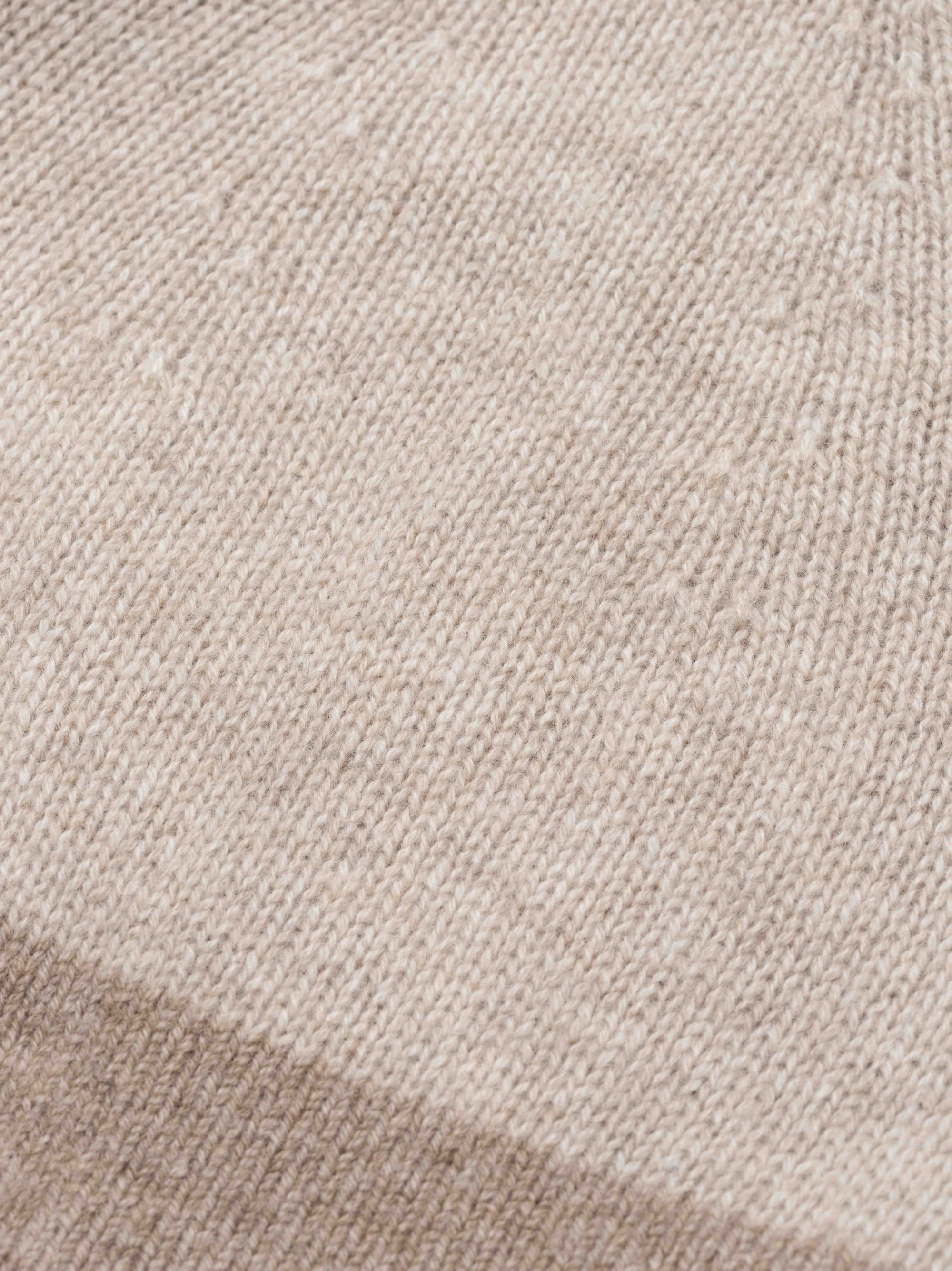 Men's Switch Cashmere Knitted Beanie Nature | Begg x Co