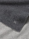 Men's Switch Cashmere Knitted Scarf Feather Grey | Begg x Co