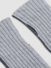 Men's Switch Cashmere Knitted Wrist Warmer Feather Grey | Begg x Co