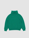 Mens Tweedy Cashmere Roll Neck Sweater Rainforest | Begg x Co