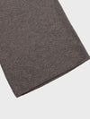 brown cashmere sweatpants on a white background