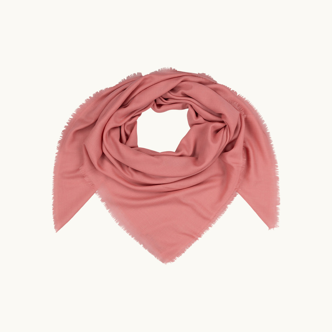 Wispy Solid Womens Superfine Cashmere Scarf Snow - Begg x Co